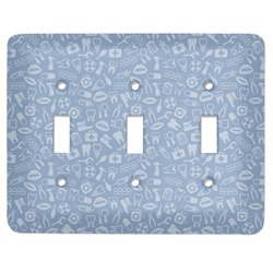 Dentist Light Switch Cover (3 Toggle Plate)