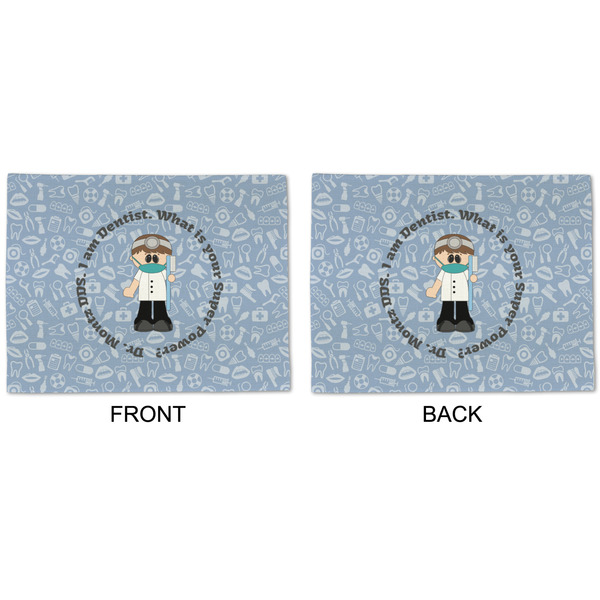Dentist Linen Placemat - APPROVAL (double sided)