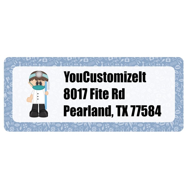 Custom Dentist Return Address Labels (Personalized)