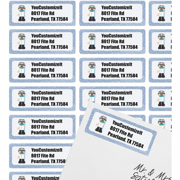 Dentist Mailing Label on Envelope - Multiple Labels