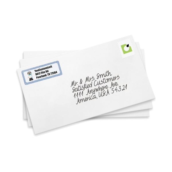 Dentist Mailing Label on Envelopes