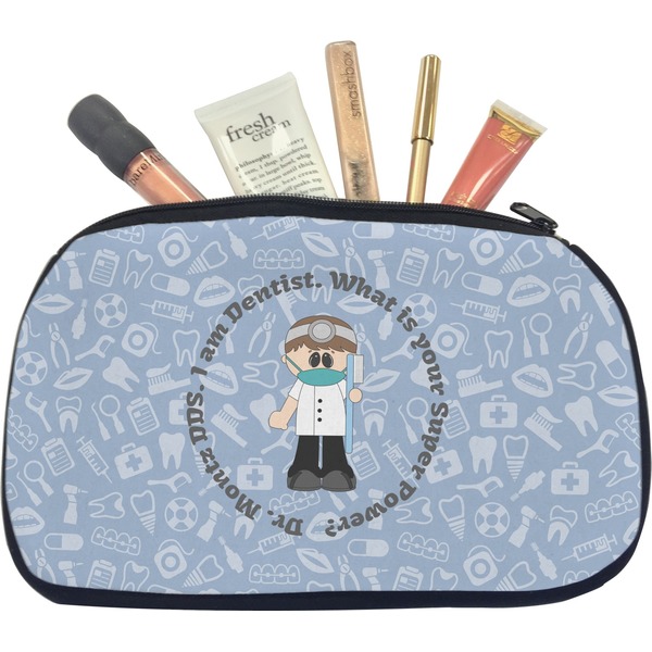 Custom Dentist Makeup / Cosmetic Bag - Medium (Personalized)