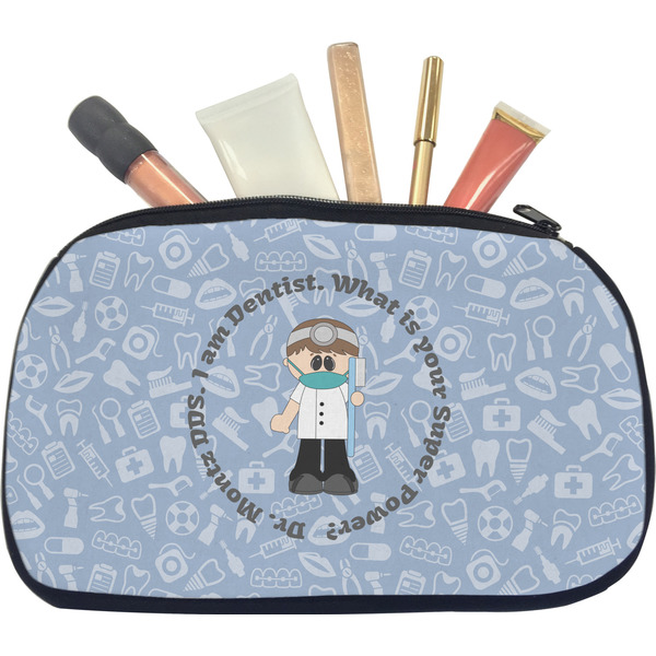 Custom Dentist Makeup / Cosmetic Bag - Medium (Personalized)