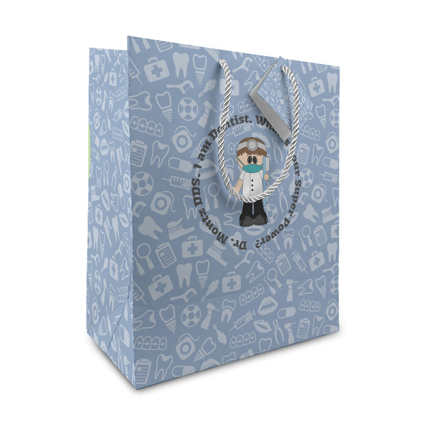 Custom Dentist Medium Gift Bag (Personalized)
