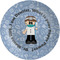 Dentist Melamine Salad Plate - 8" (Personalized)