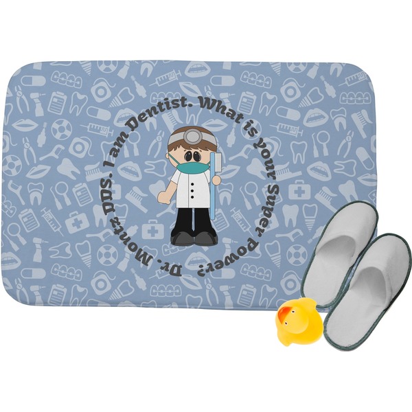 Custom Dentist Memory Foam Bath Mat (Personalized)