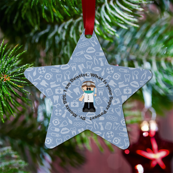 Dentist Metal Star Ornament - Lifestyle