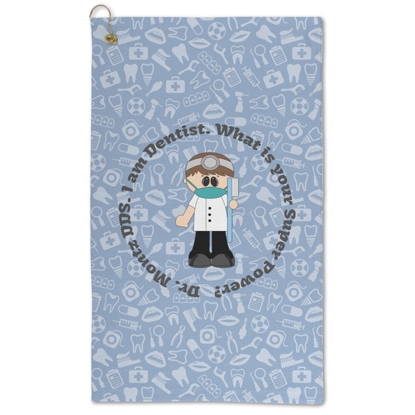 Custom Dentist Microfiber Golf Towel - Large (Personalized)