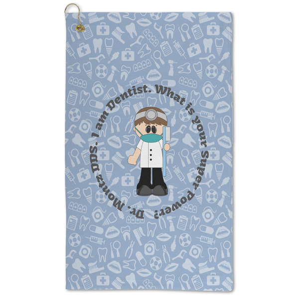 Custom Dentist Microfiber Golf Towel (Personalized)