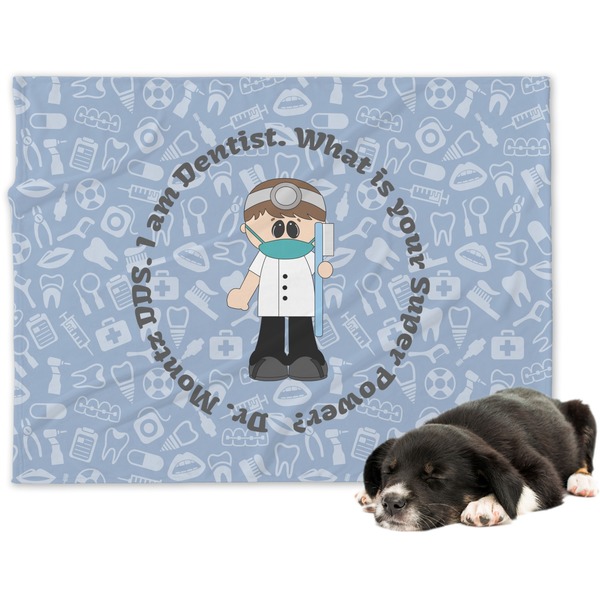 Custom Dentist Dog Blanket (Personalized)