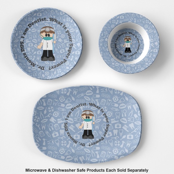 Dentist Microwave & Dishwasher Safe CP Plastic Dishware - Group