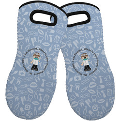 Dentist Neoprene Oven Mitts - Set of 2 w/ Name or Text