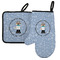 Dentist Left Oven Mitt & Pot Holder Set w/ Name or Text