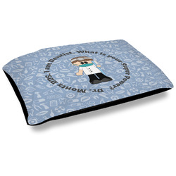 Dentist Outdoor Dog Bed - Large (Personalized)