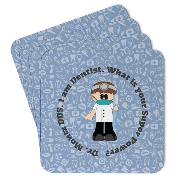 Custom Dentist Paper Coasters (Personalized)