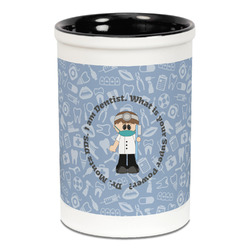 Dentist Ceramic Pencil Holders - Black