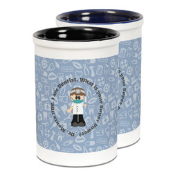 Dentist Ceramic Pencil Holder - Large