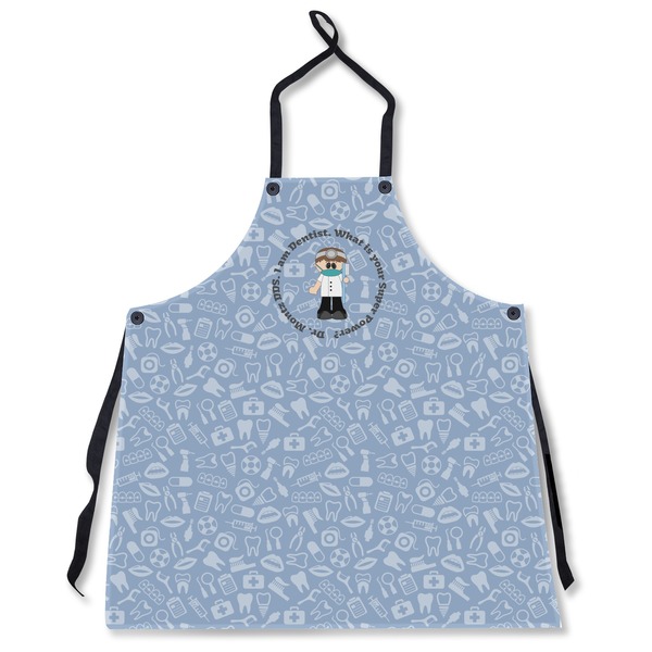 Custom Dentist Apron Without Pockets w/ Name or Text