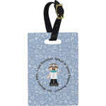 Dentist Plastic Luggage Tag - Rectangular w/ Name or Text