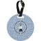 Dentist Plastic Luggage Tag - Round (Personalized)