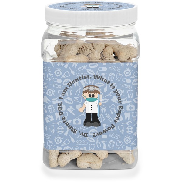 Custom Dentist Dog Treat Jar (Personalized)