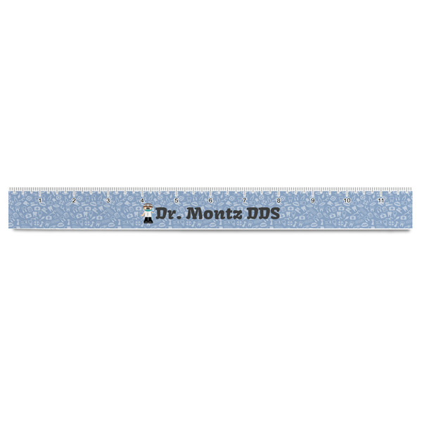 Dentist Plastic Ruler - 12" - FRONT
