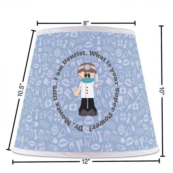 Dentist Poly Film Empire Lampshade - Dimensions