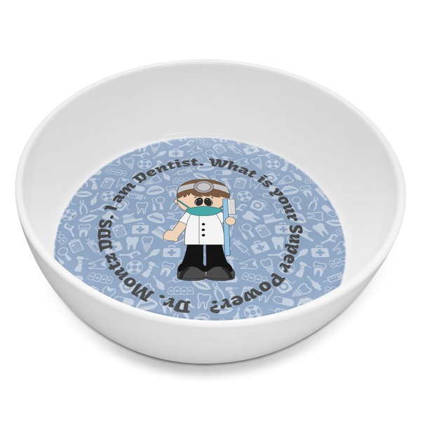 Custom Dentist Melamine Bowl - 8 oz (Personalized)