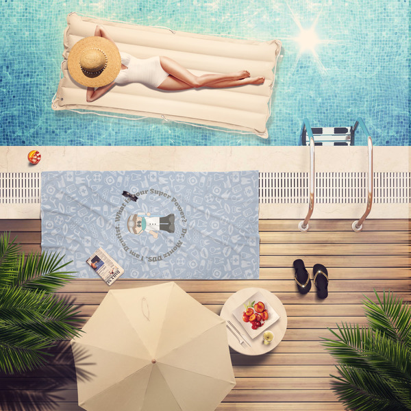 Dentist Pool Towel Lifestyle