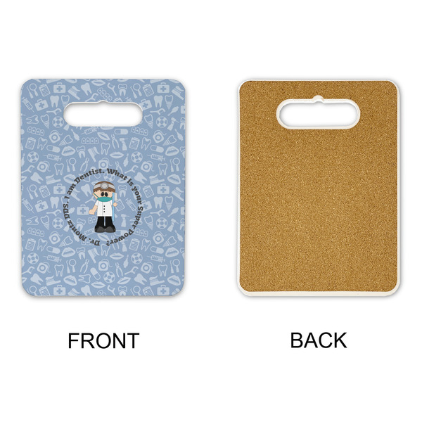Dentist Rectangle Trivet with Handle - APPROVAL