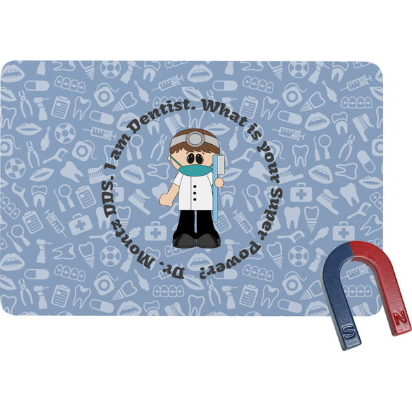 Custom Dentist Rectangular Fridge Magnet (Personalized)
