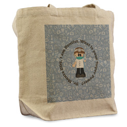 Dentist Reusable Cotton Grocery Bag - Single (Personalized)