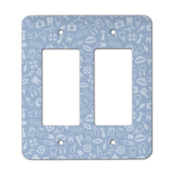 Dentist Rocker Style Light Switch Cover - Two Switch