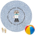 Dentist Round Beach Towel (Personalized)