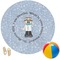 Dentist Round Beach Towel (Personalized)