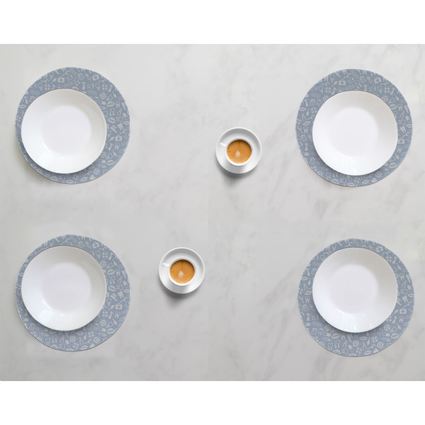 Dentist Round Linen Placemats - LIFESTYLE (set of 4)
