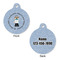 Dentist Round Pet ID Tag - Large - Approval