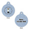 Dentist Round Pet Tag - Front & Back