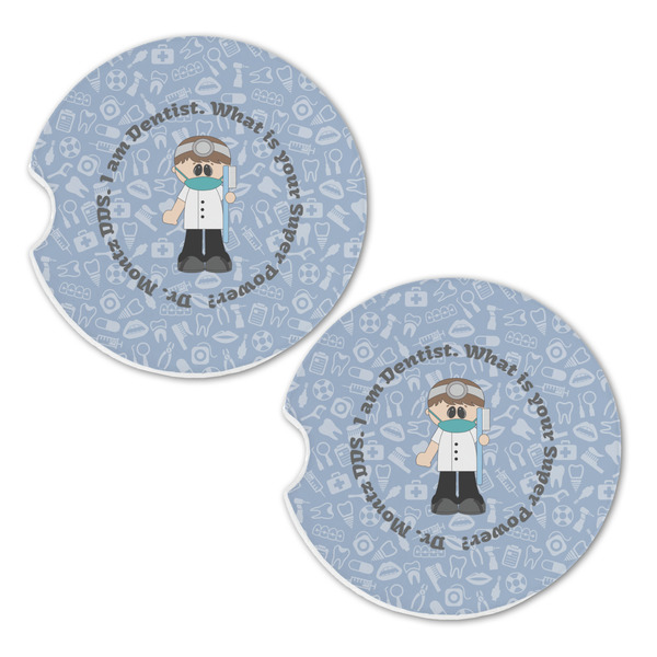 Dentist Sandstone Car Coasters - Set of 2