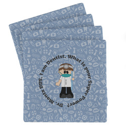 Dentist Absorbent Stone Coasters - Set of 4 (Personalized)