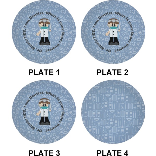 Dentist Set of Appetizer / Dessert Plates (Approval)