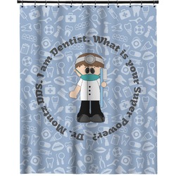 Dentist Extra Long Shower Curtain - 70"x84" (Personalized)