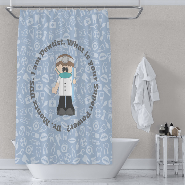 Dentist Shower Curtain Lifestyle