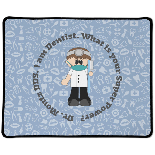 Custom Dentist Large Gaming Mouse Pad - 12.5" x 10" (Personalized)