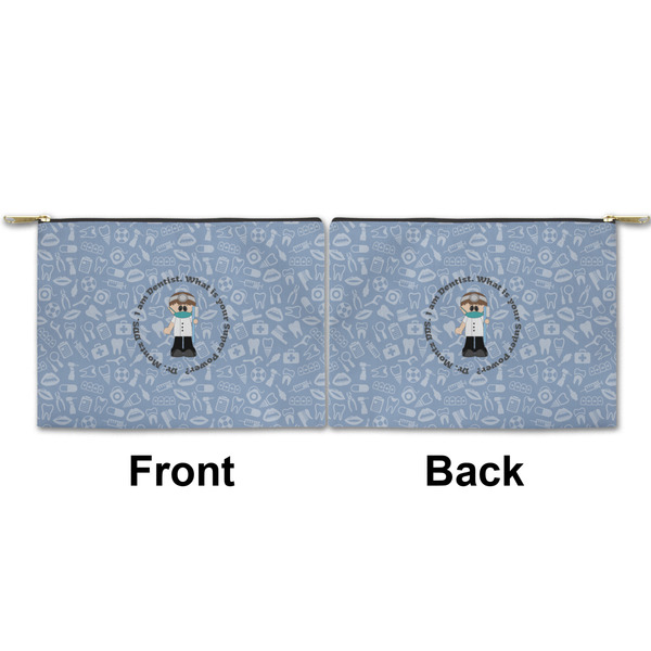 Dentist Small Zipper Pouch Approval (Front and Back)