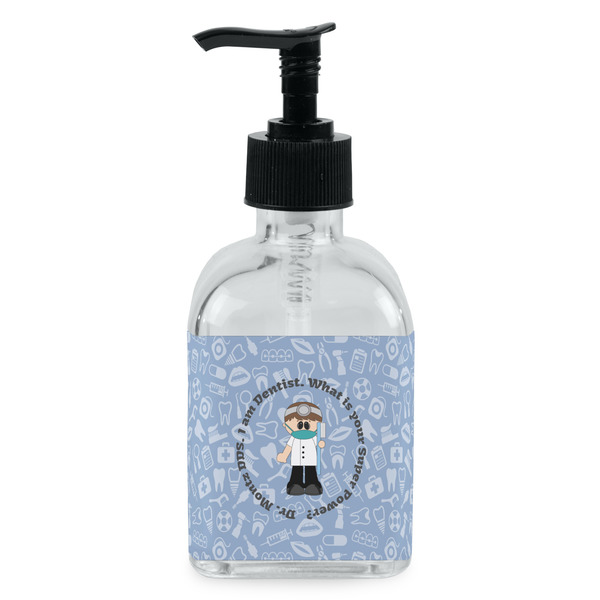 Custom Dentist Glass Soap & Lotion Bottle - Single Bottle (Personalized)