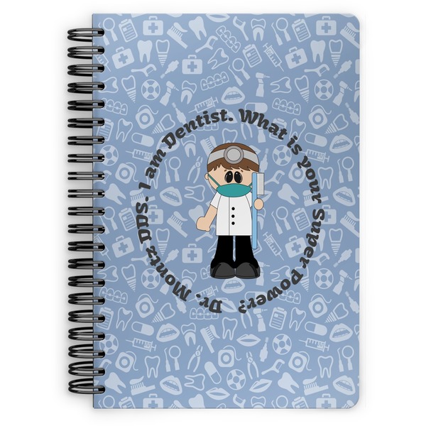 Custom Dentist Spiral Notebook - 7x10 w/ Name or Text