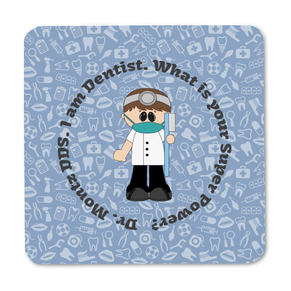 Dentist Square Fridge Magnet - FRONT