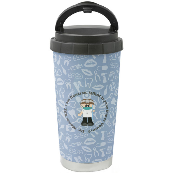 Custom Dentist Stainless Steel Coffee Tumbler (Personalized)