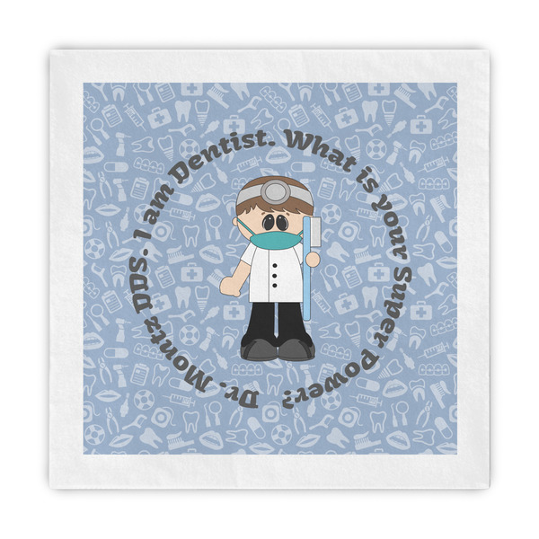 Custom Dentist Standard Decorative Napkins (Personalized)